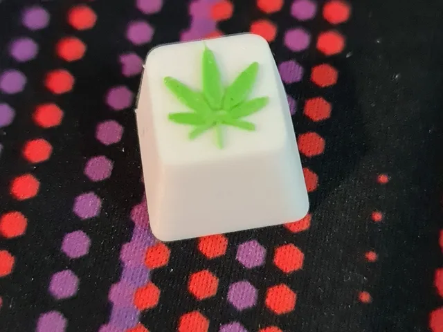 Weed Keycap