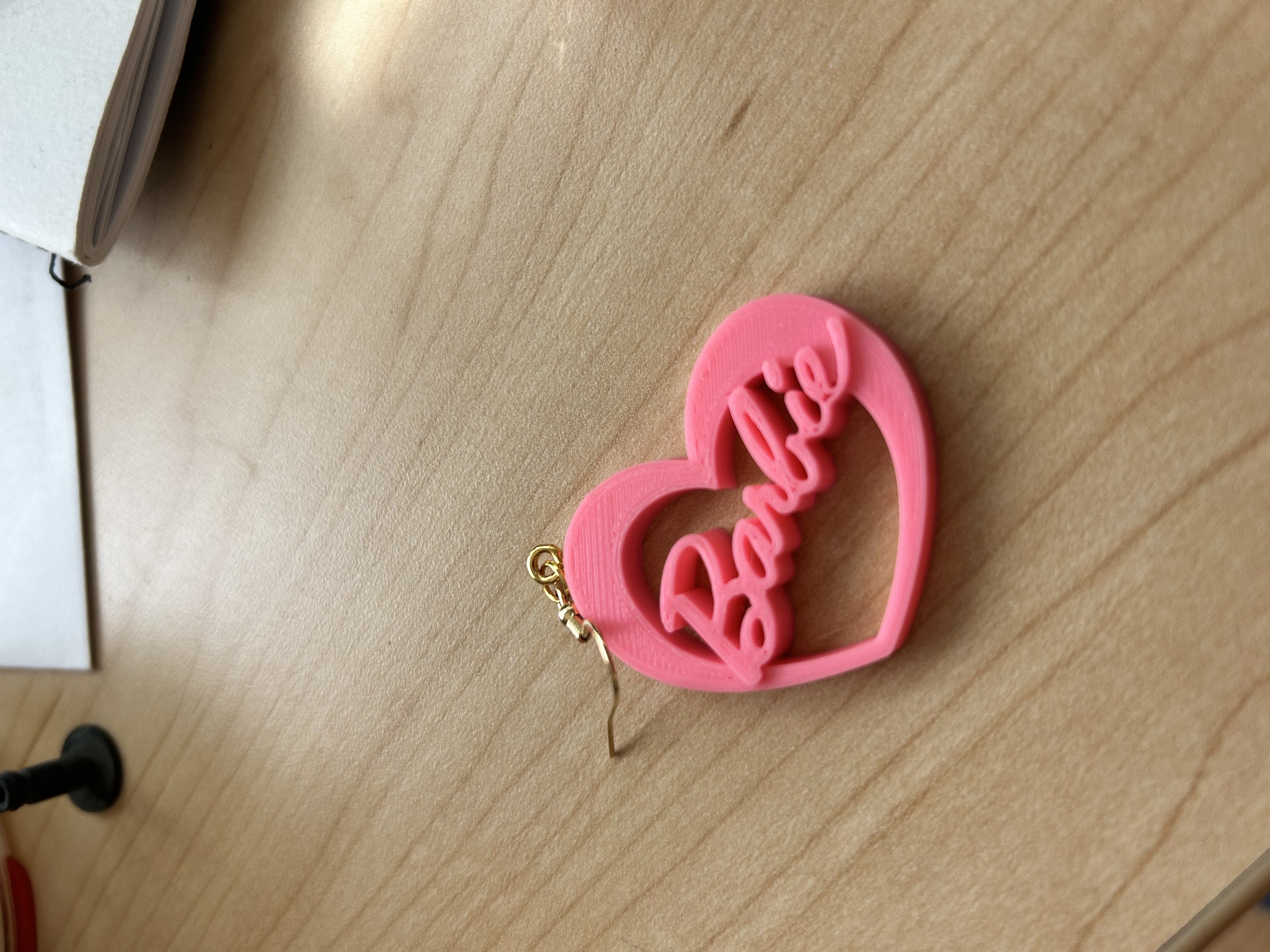 BARBIE HEART CHARM