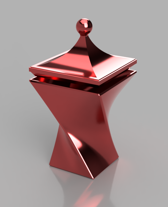 Vase w Lid / Urn