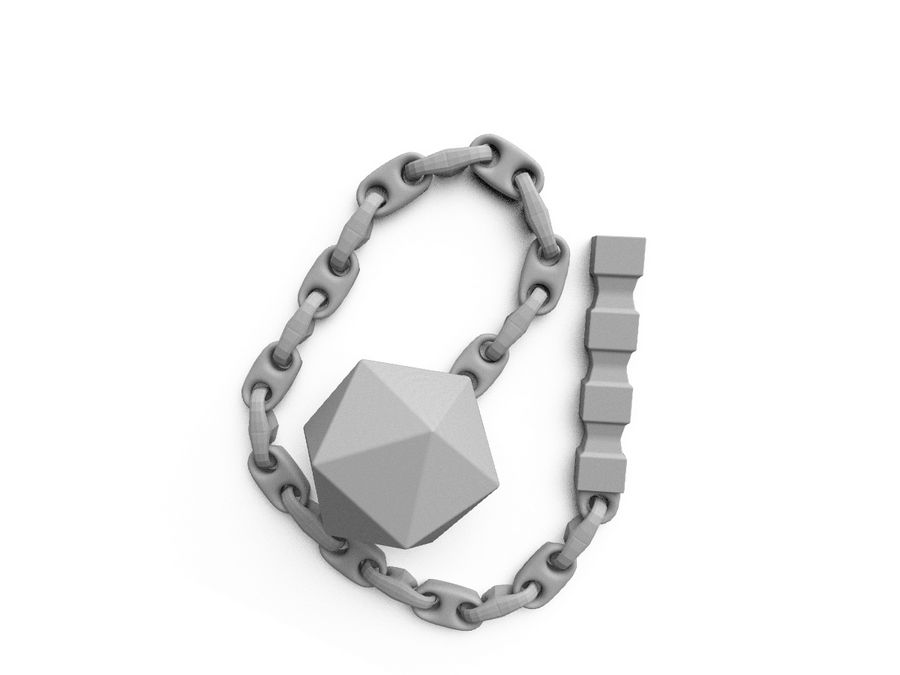 Hinged Meteor Hammer by AnkerMake Download free STL model