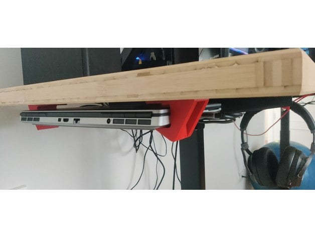 Underdesk laptop holder