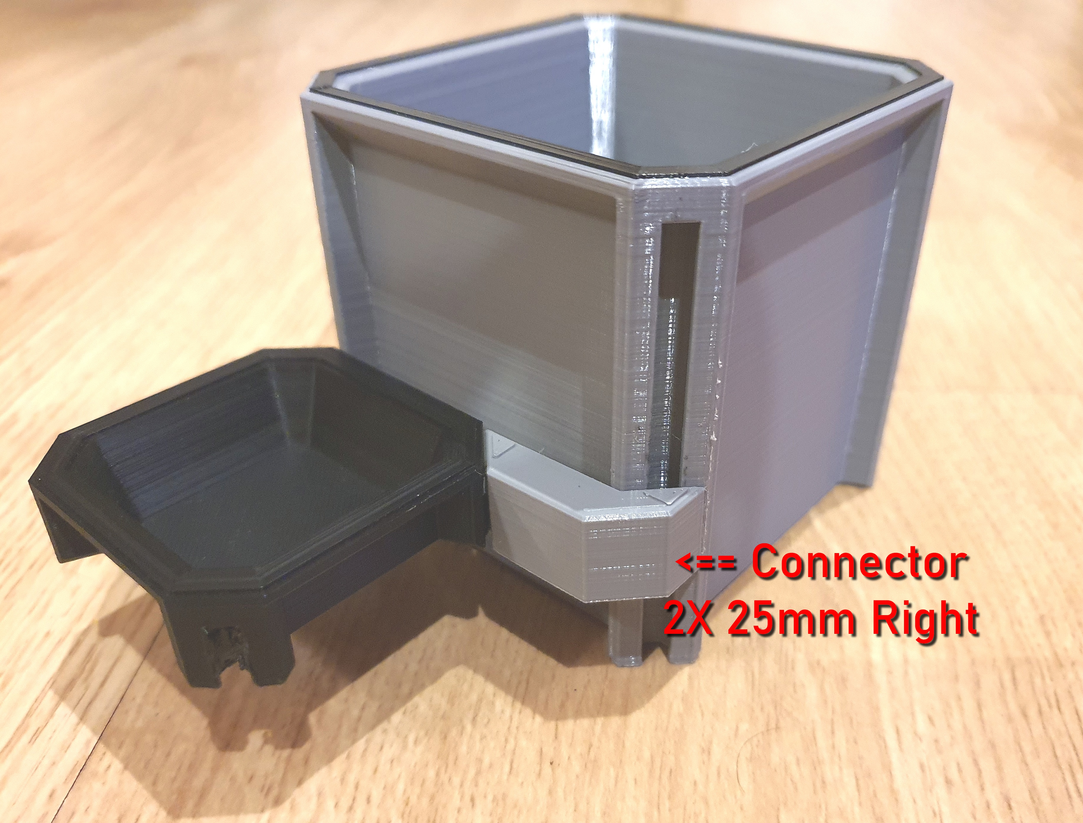 Miniatura 5 do modelo 3D Modular Desk Containers - Parametric