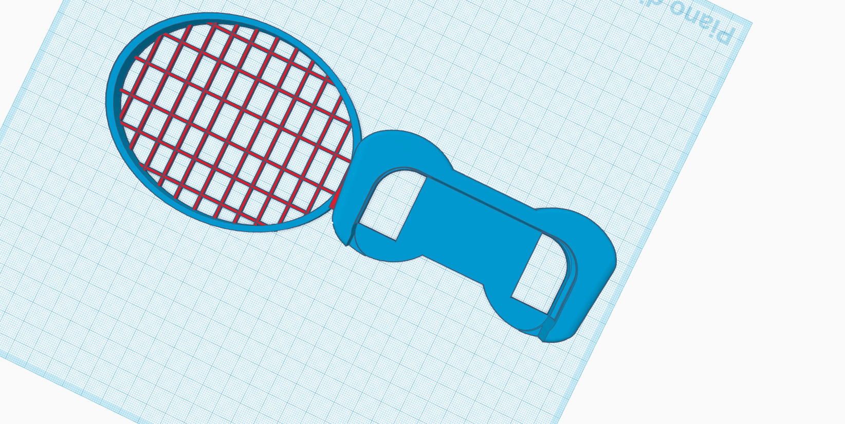 Switch joycon tennis racket by Luca Donato | Download free STL model ...