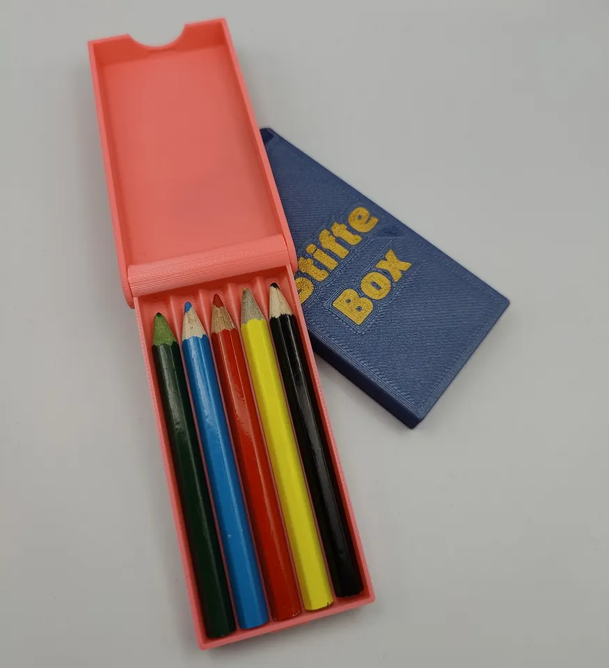 Print-In-Place: Mini Pencil Case by Johannes E, Download free STL model
