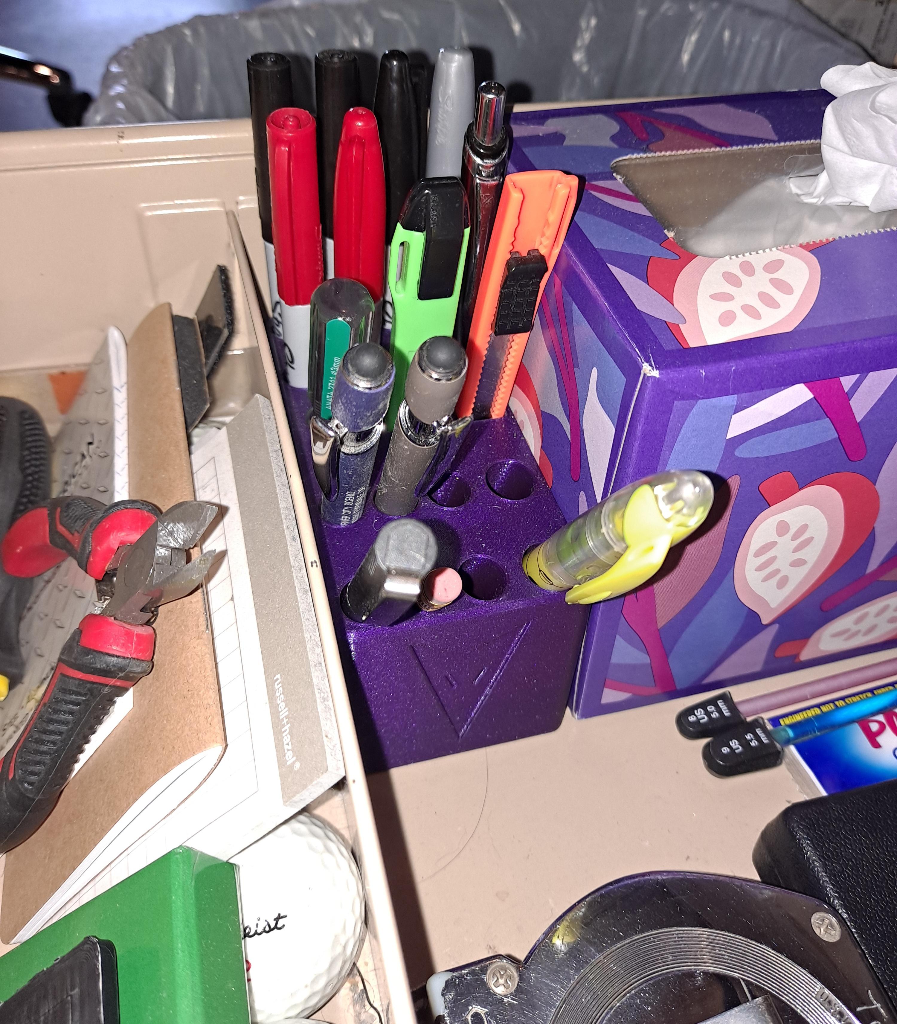 Desk Drawer Pen Organizer by BTuck Download free STL model