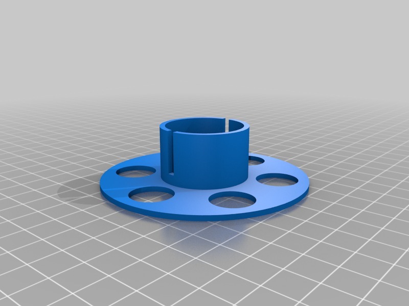 Miniatura 4 do modelo 3D Customizeable Cable Spool Organizer