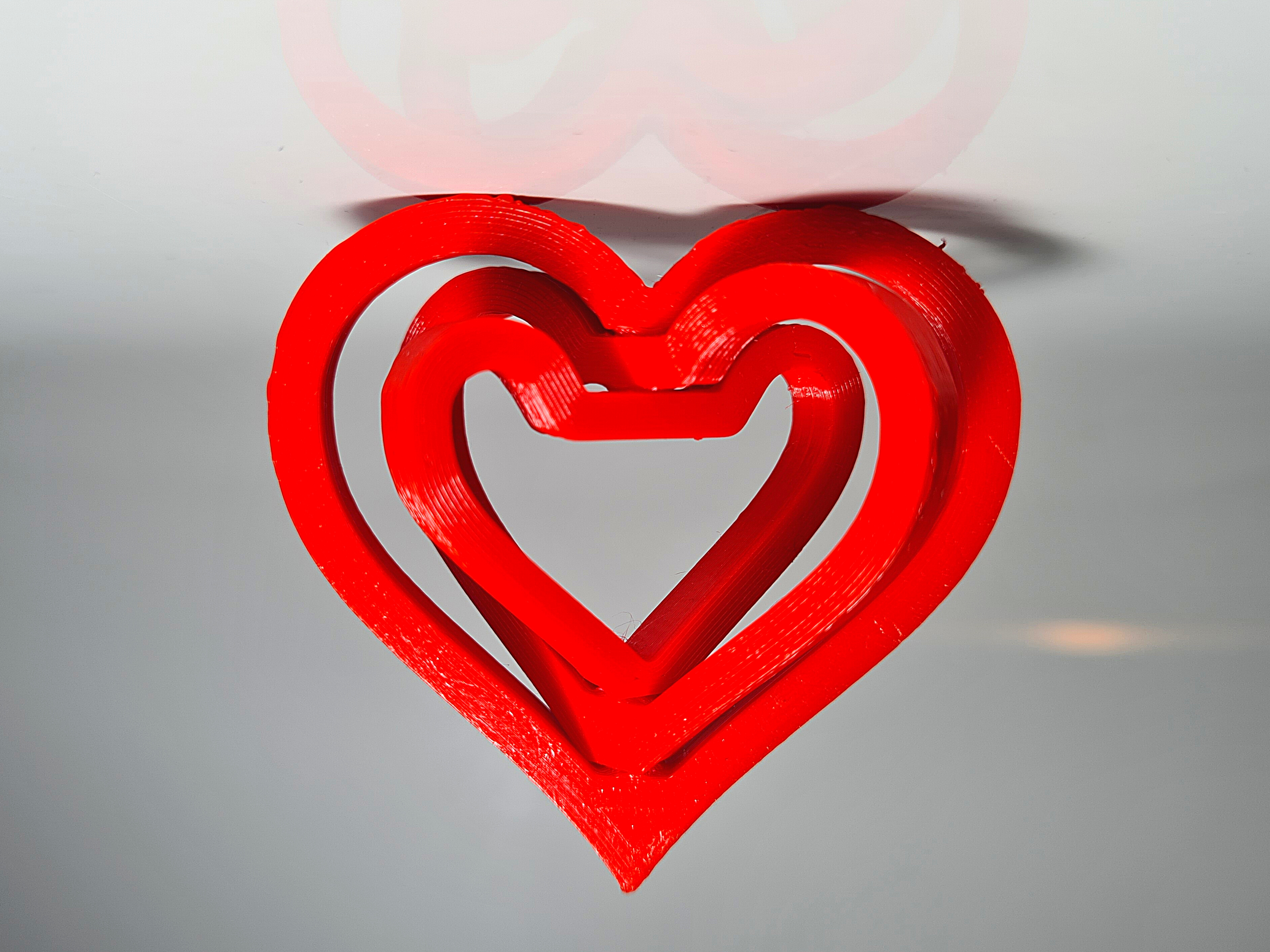 Heart Gyro Keychain (Last minute gift for Valentine's Day)