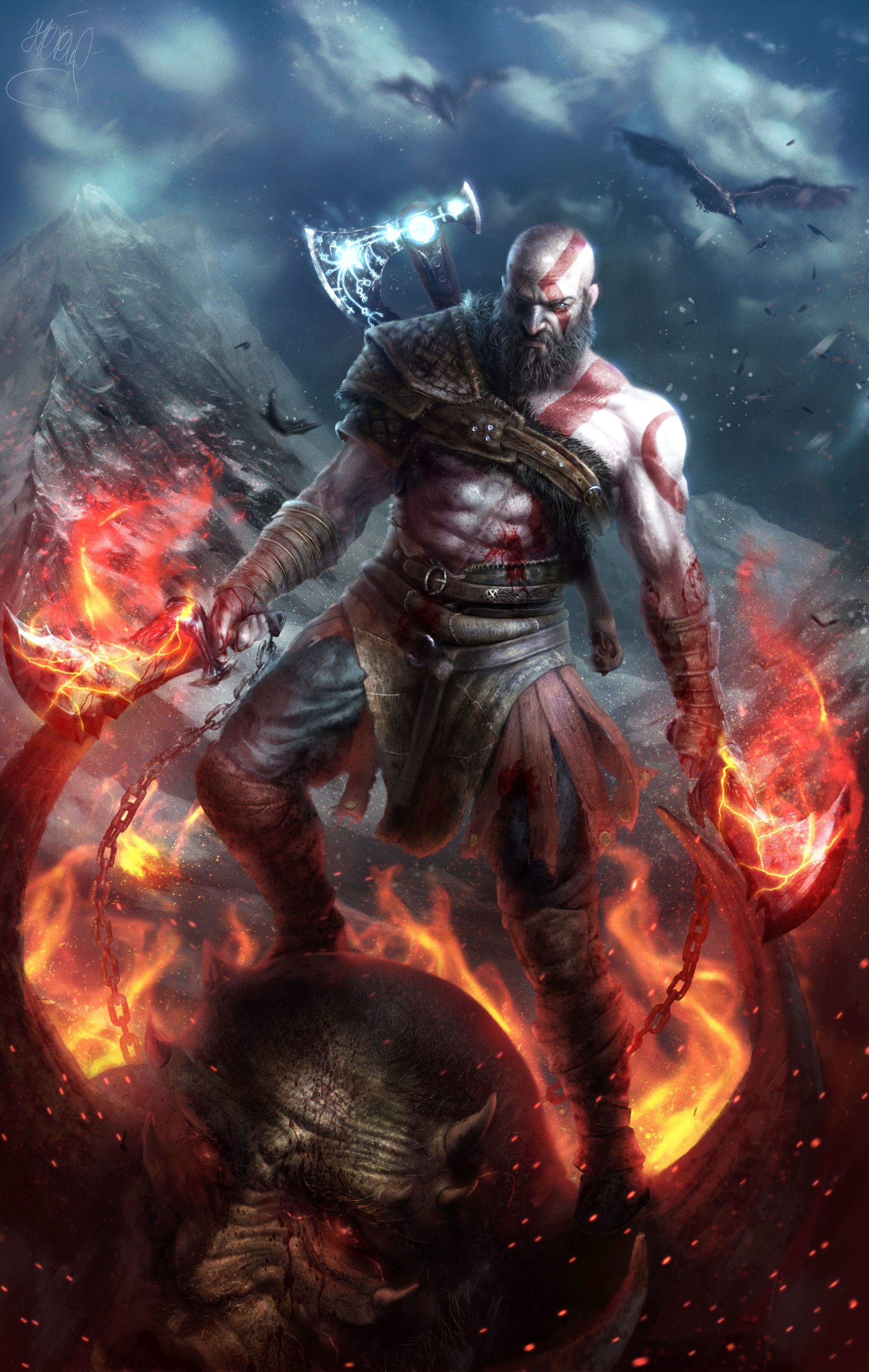 Kratos Lithophane