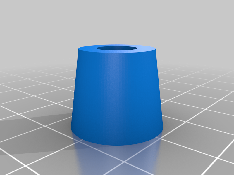 OpenSCAD circular foot