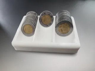 Organizador de Monedas $1,$2,$5(MX)