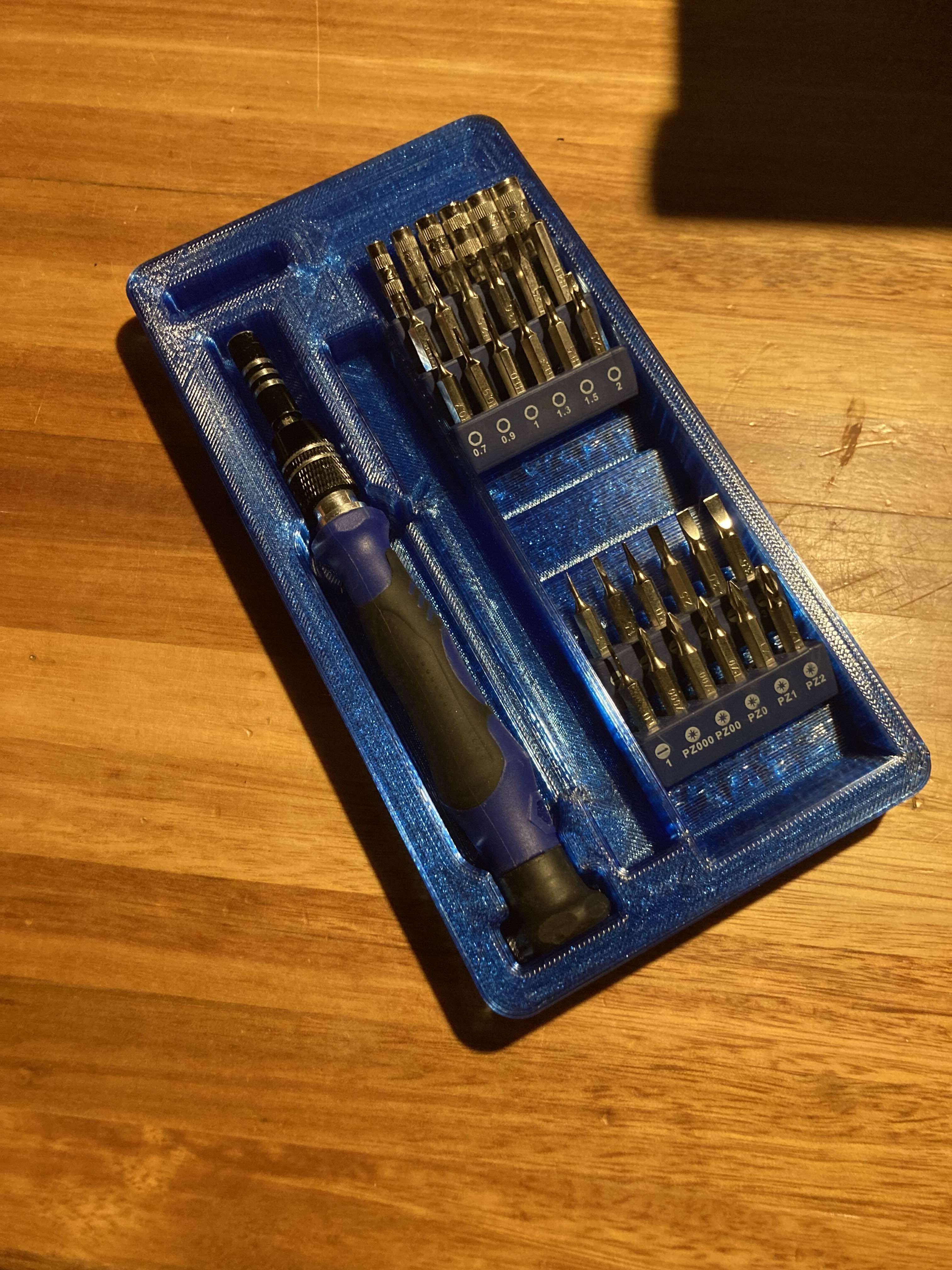 Miniatura 3 do modelo 3D Xool precision bit and driver case