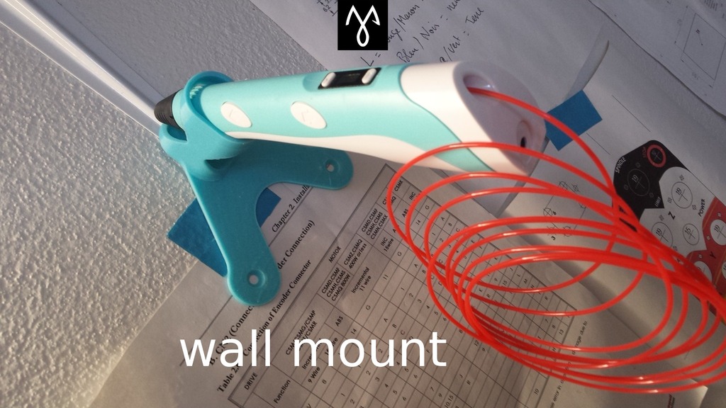 Miniatura 4 do modelo 3D 7tech 3D pen holder