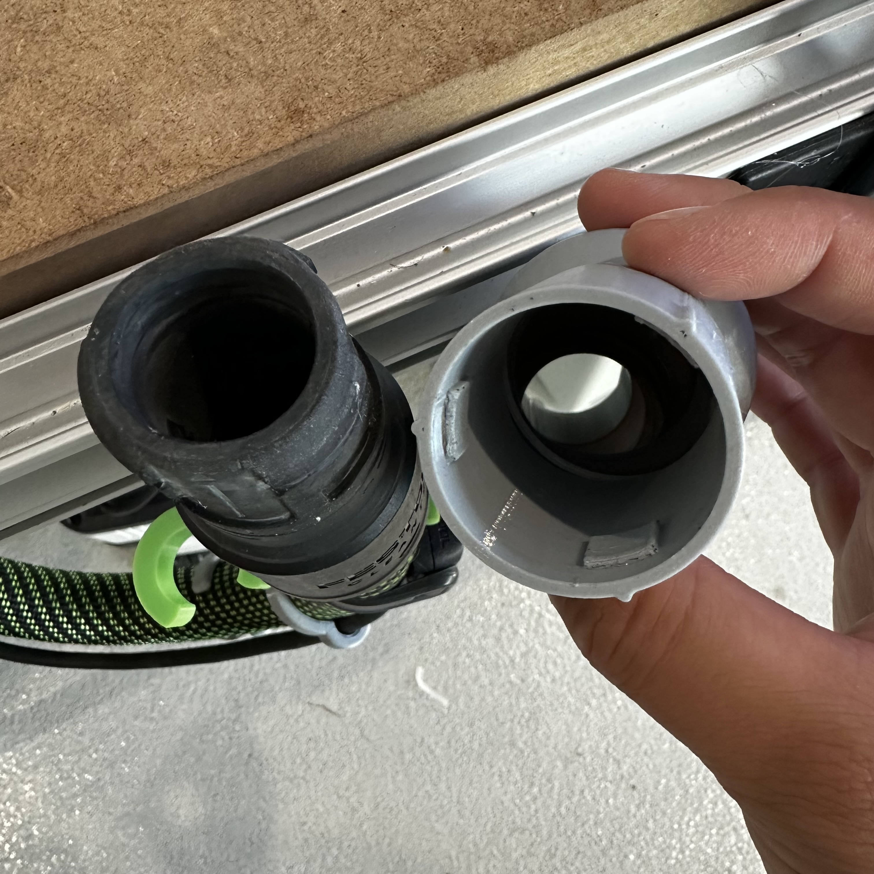 Flexible Segmented Vacuum Hose Adapter for Festool Dust Extractor with