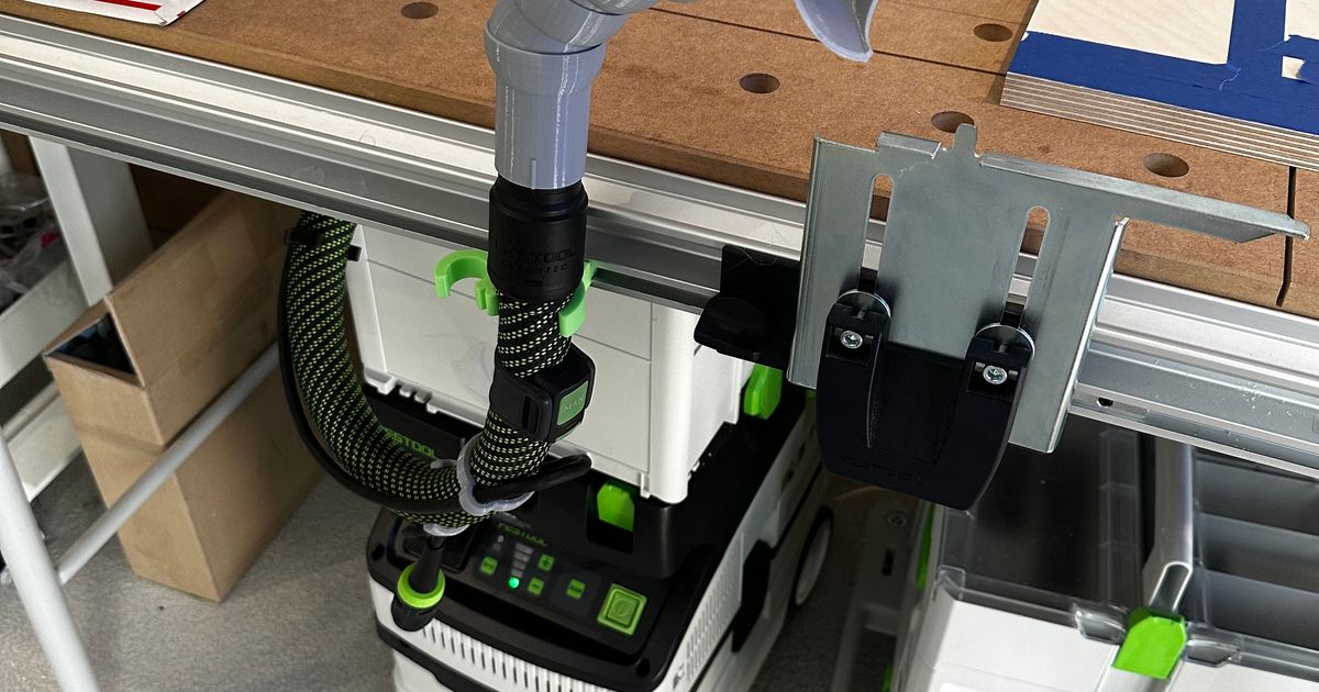 Flexible Segmented Vacuum Hose Adapter for Festool Dust Extractor with