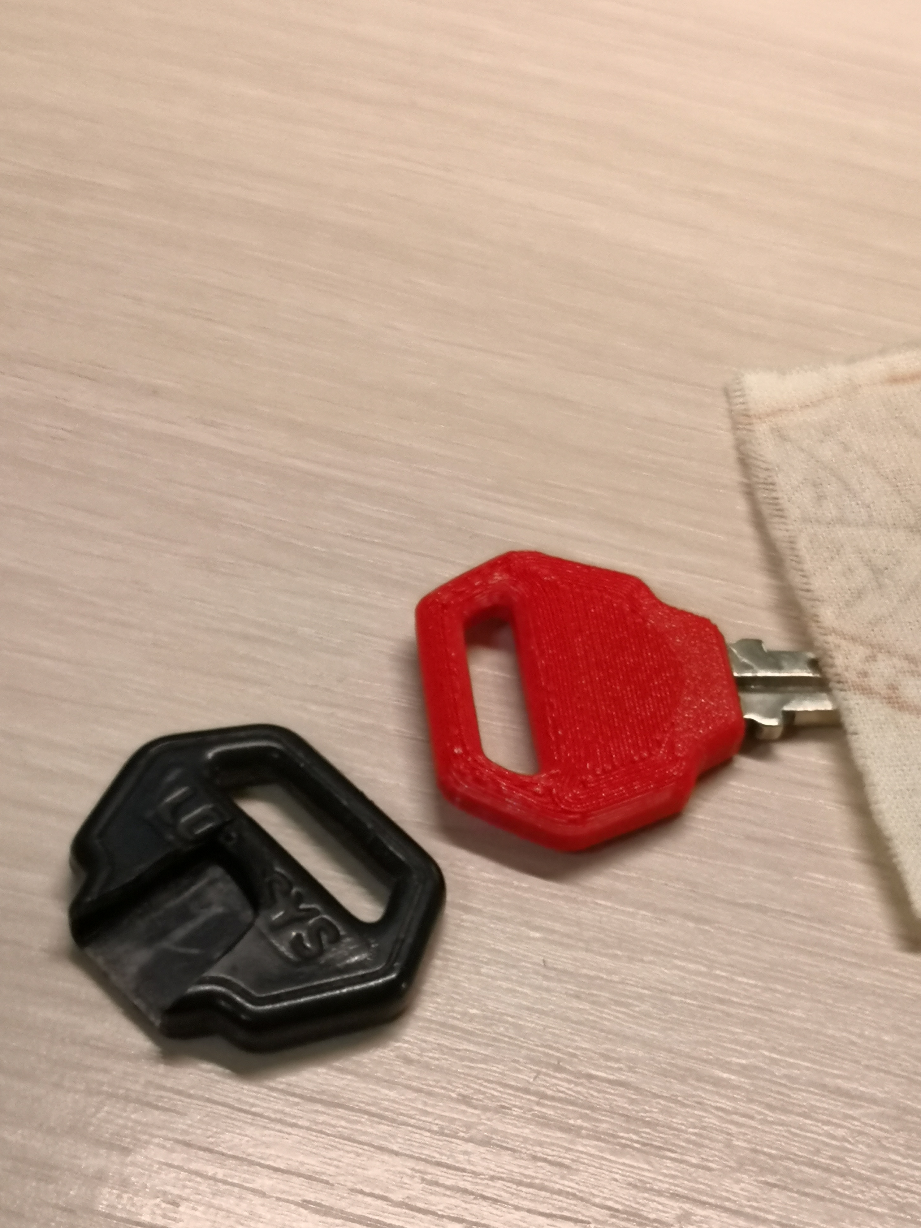 Repairing a Broken Base Cap, LOCKSYS Key for House Door