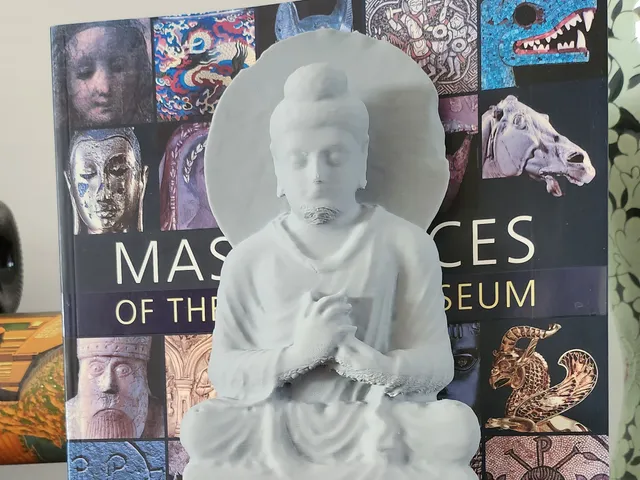 Bookend, Buddha Preaching, from The British Museum