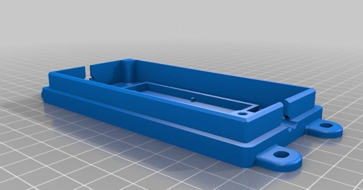 Sonoff basic enclosure 2wire version with mounting tabs by RGI