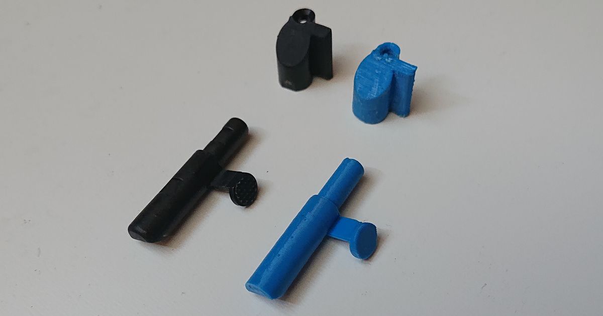 Airsoft Luger P08 magazine follower and spring holder by Jurotom