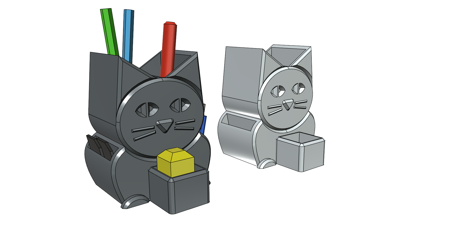 Pencil holder pencils holder by REDZC Download free STL model