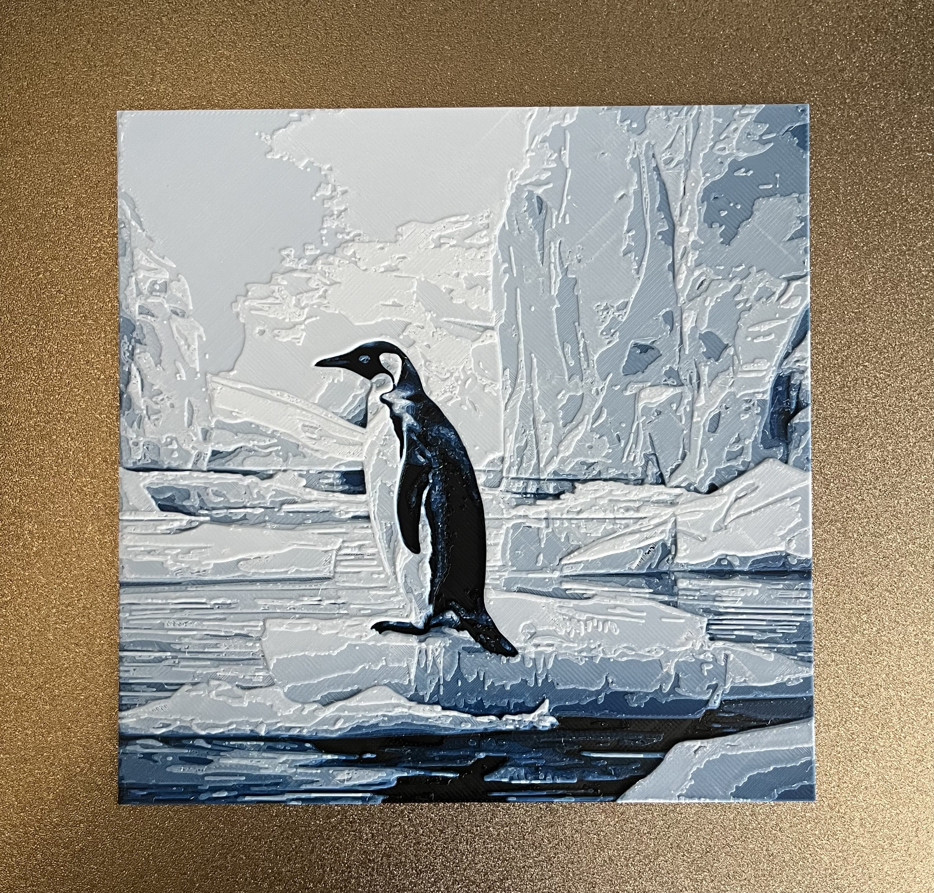 'Sunlu' Penguin (Filament Painting)
