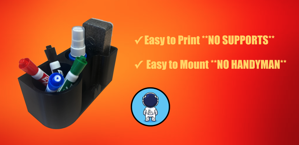 WallMounted Dry Erase Whiteboard Organizer by Alec Miller Download