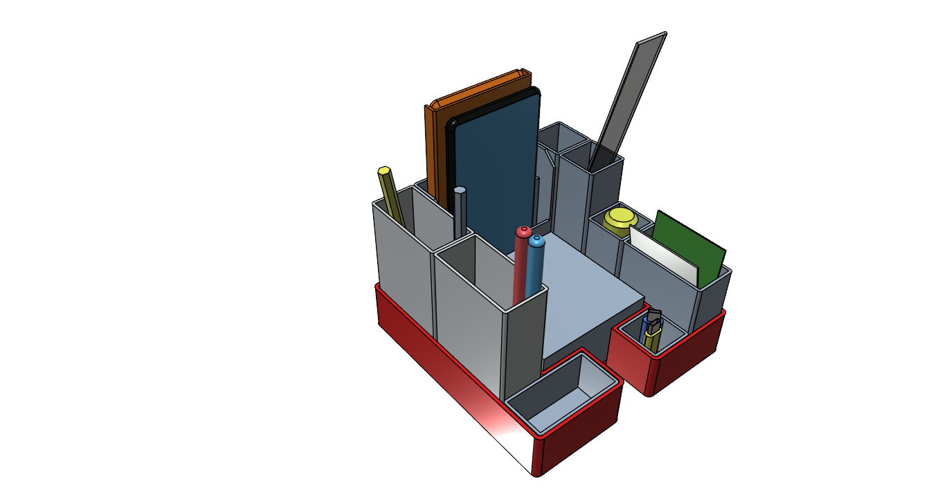 Office Organizer Office Organizers By REDZC Download Free STL Model office-organizer-office-organizers-by-redzc-download-free-stl-model