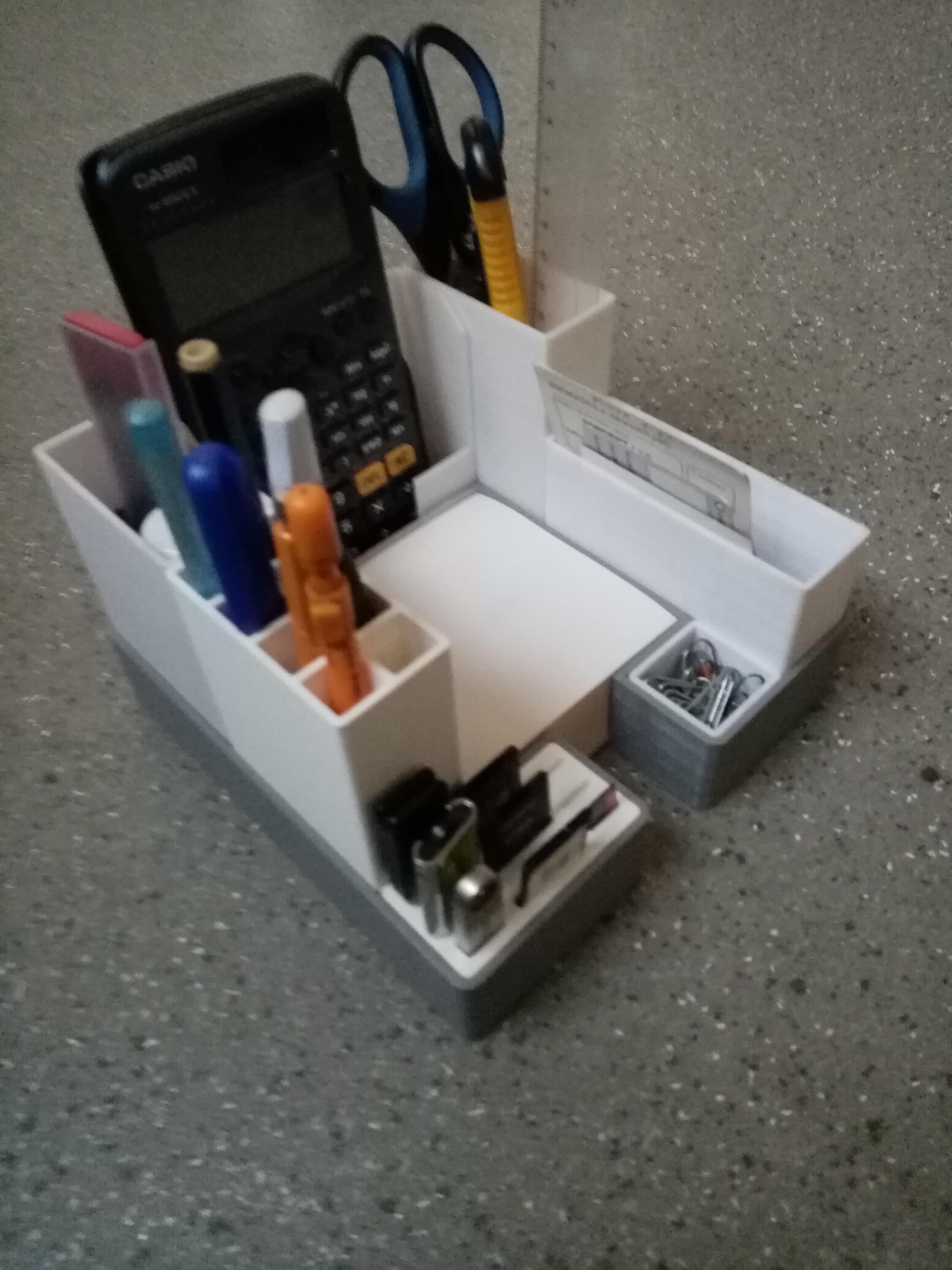 Office Desk Organizer desktop organizer table holder stand pen pencil phone holder stand rebuildable easy print without support