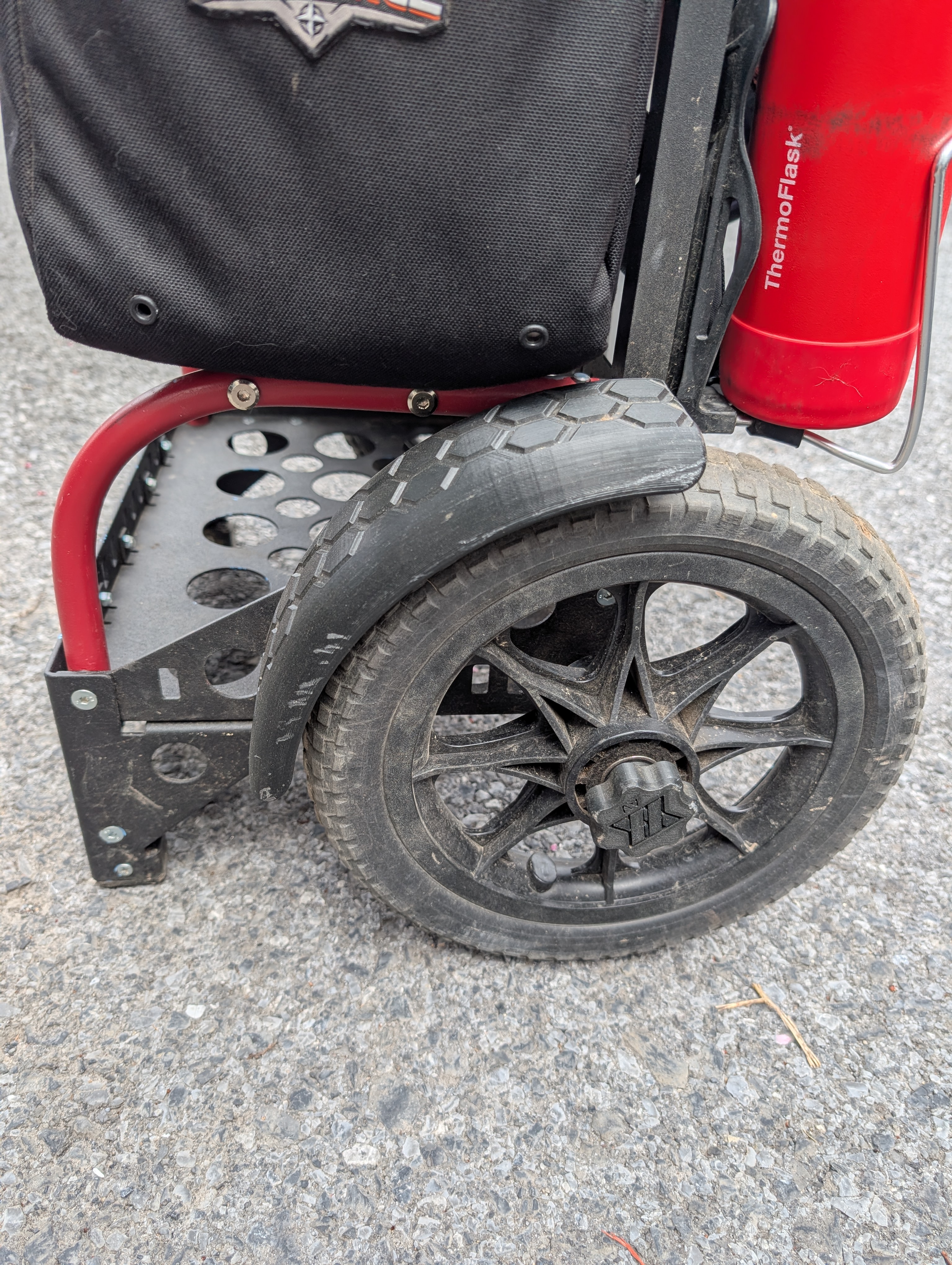 Zuca Disc Golf LG/EZ/Transit Backpack Cart Fenders — miniatura 5