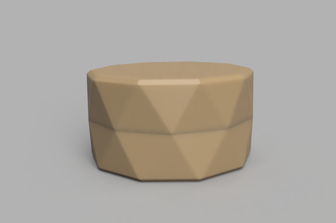 Miniatura 3 do modelo 3D Simple Polygonal Pill Box