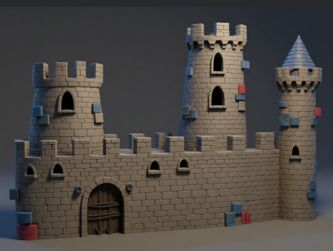 Castello del cavaliere 3D model