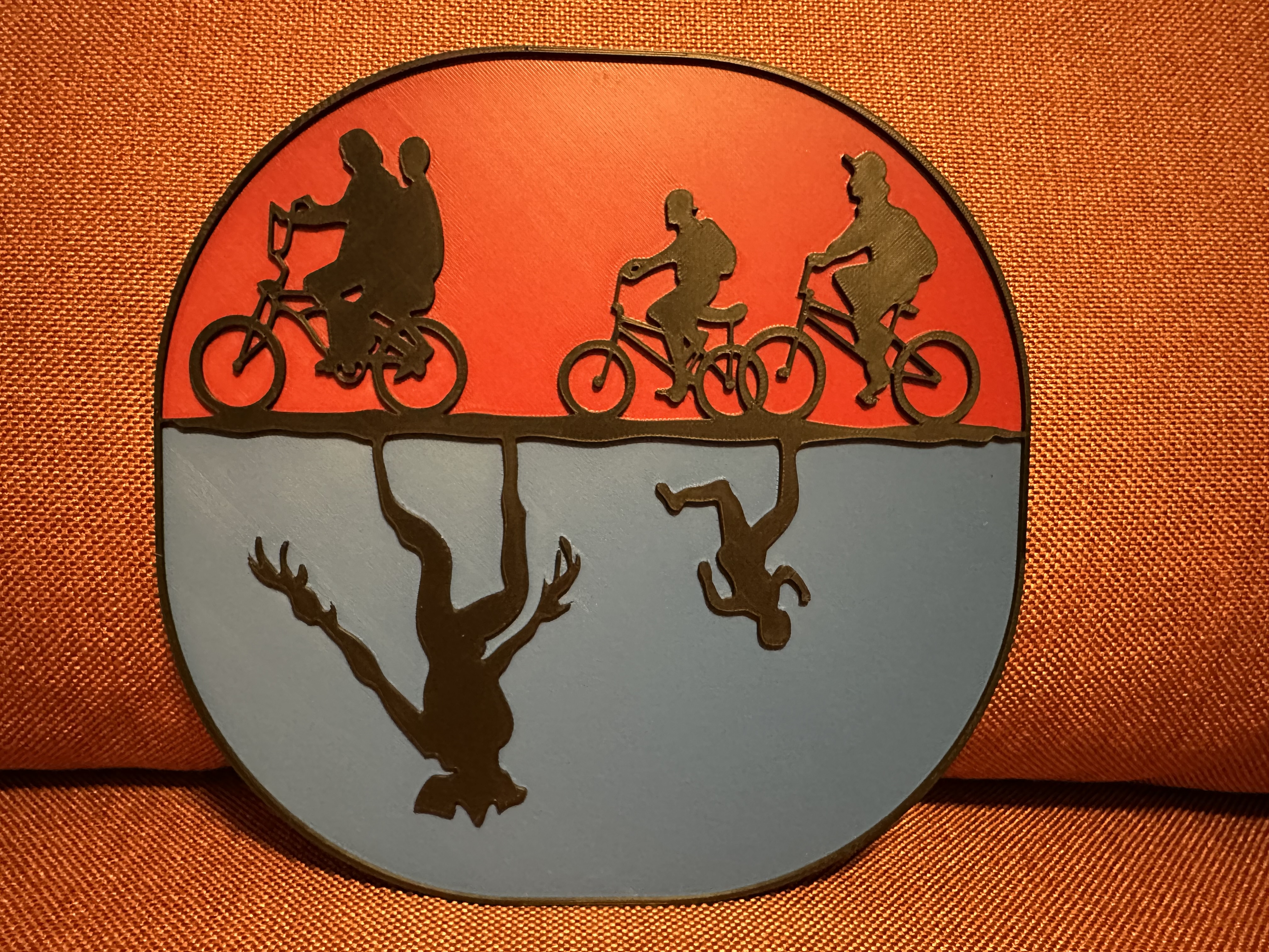 Miniatura 3 do modelo 3D Stranger Things - Upside Down wall logo