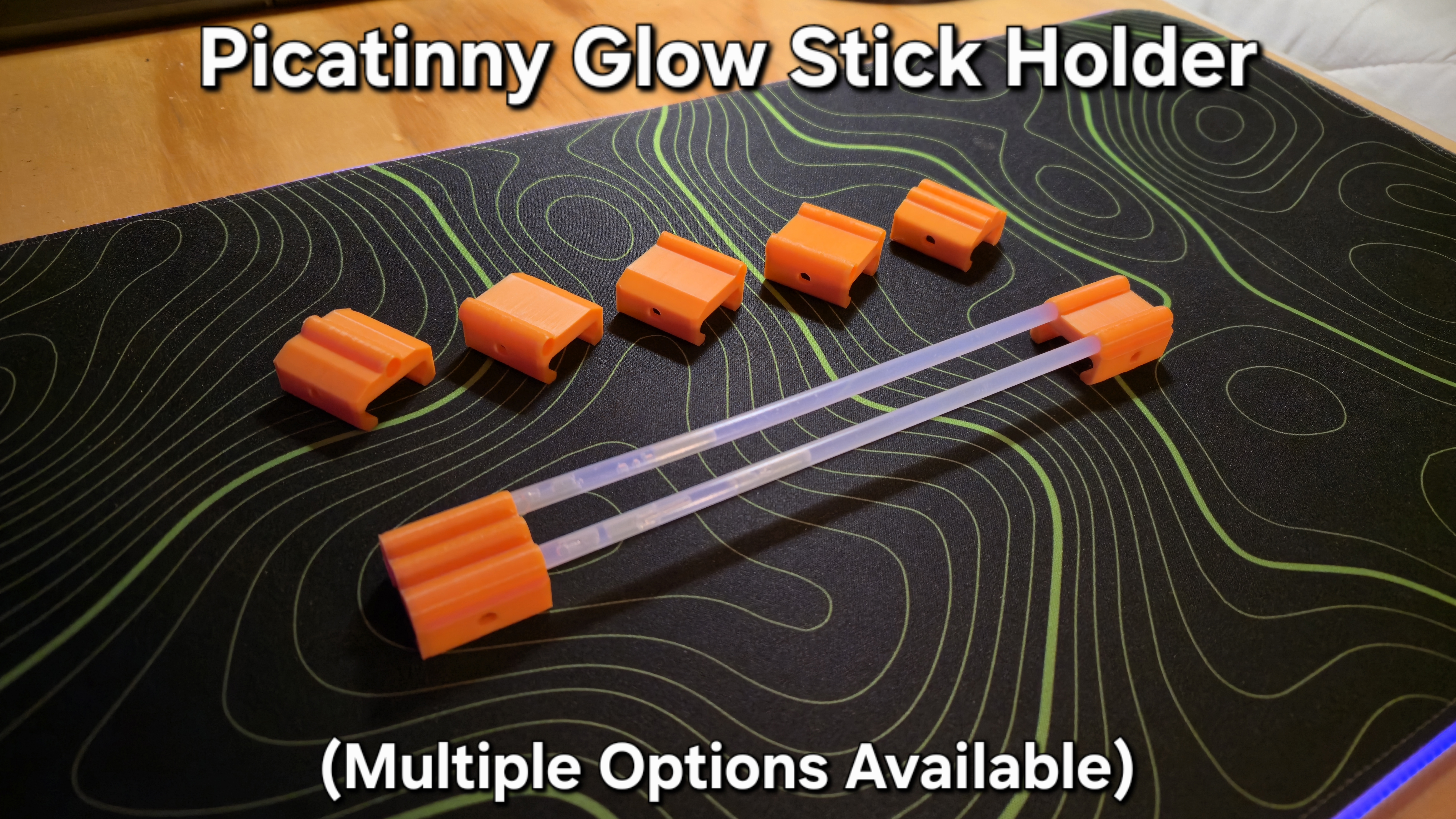 Picatinny Glow Stick Holder
