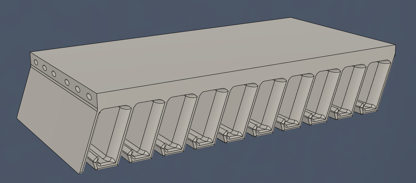 Miniatura 5 do modelo 3D Universal Container Lid Holder