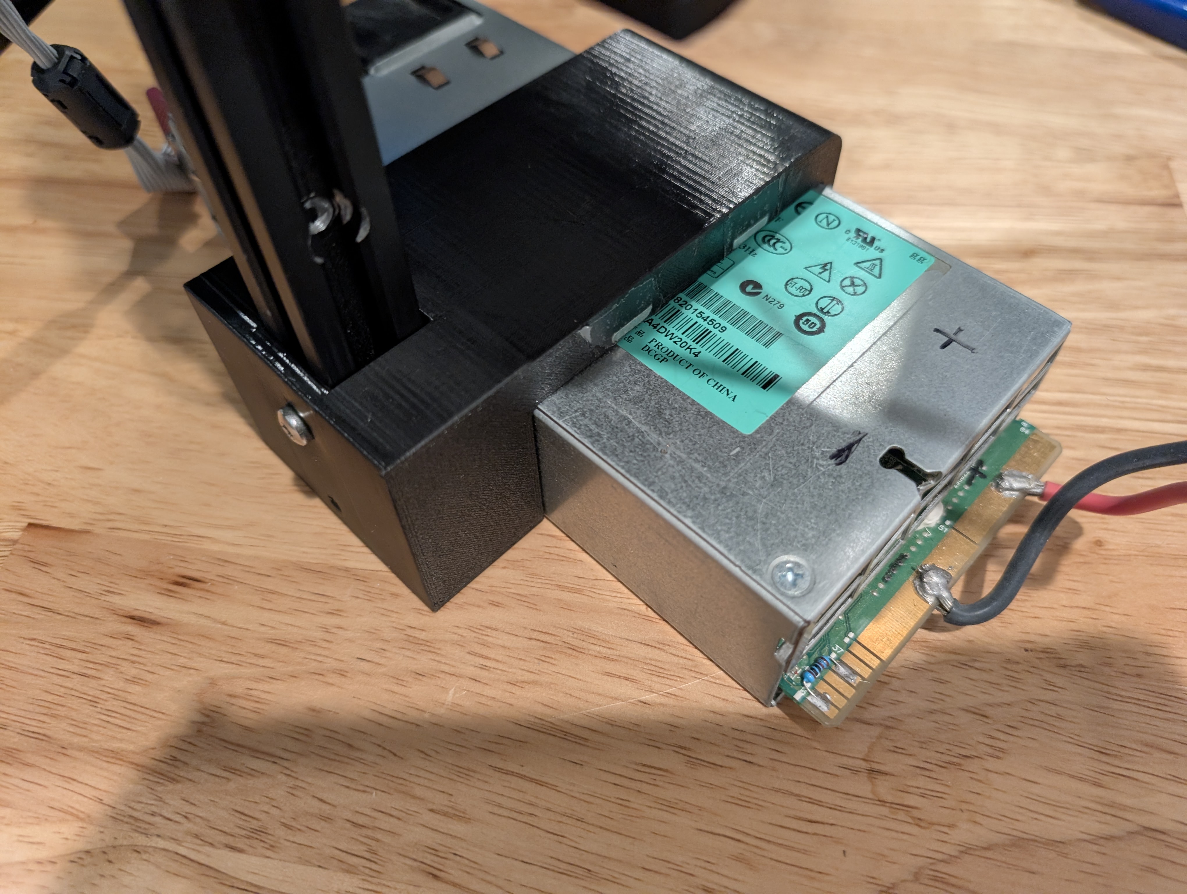2020 T-Slot attachment to HP DPS-1200FB PSU