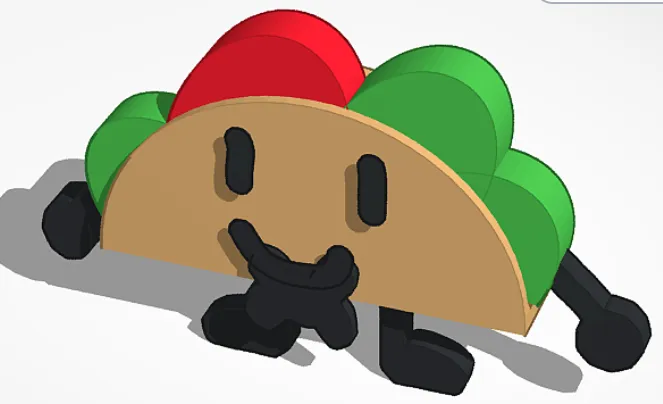 Taco from ii (season 2) by HAWKTUAH360! | Download free STL model