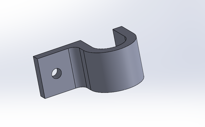 1/2 Inch PVC Wall Clamp