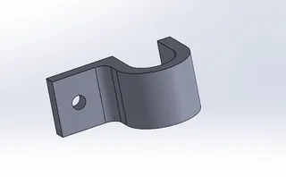 1/2 Inch PVC Wall Clamp