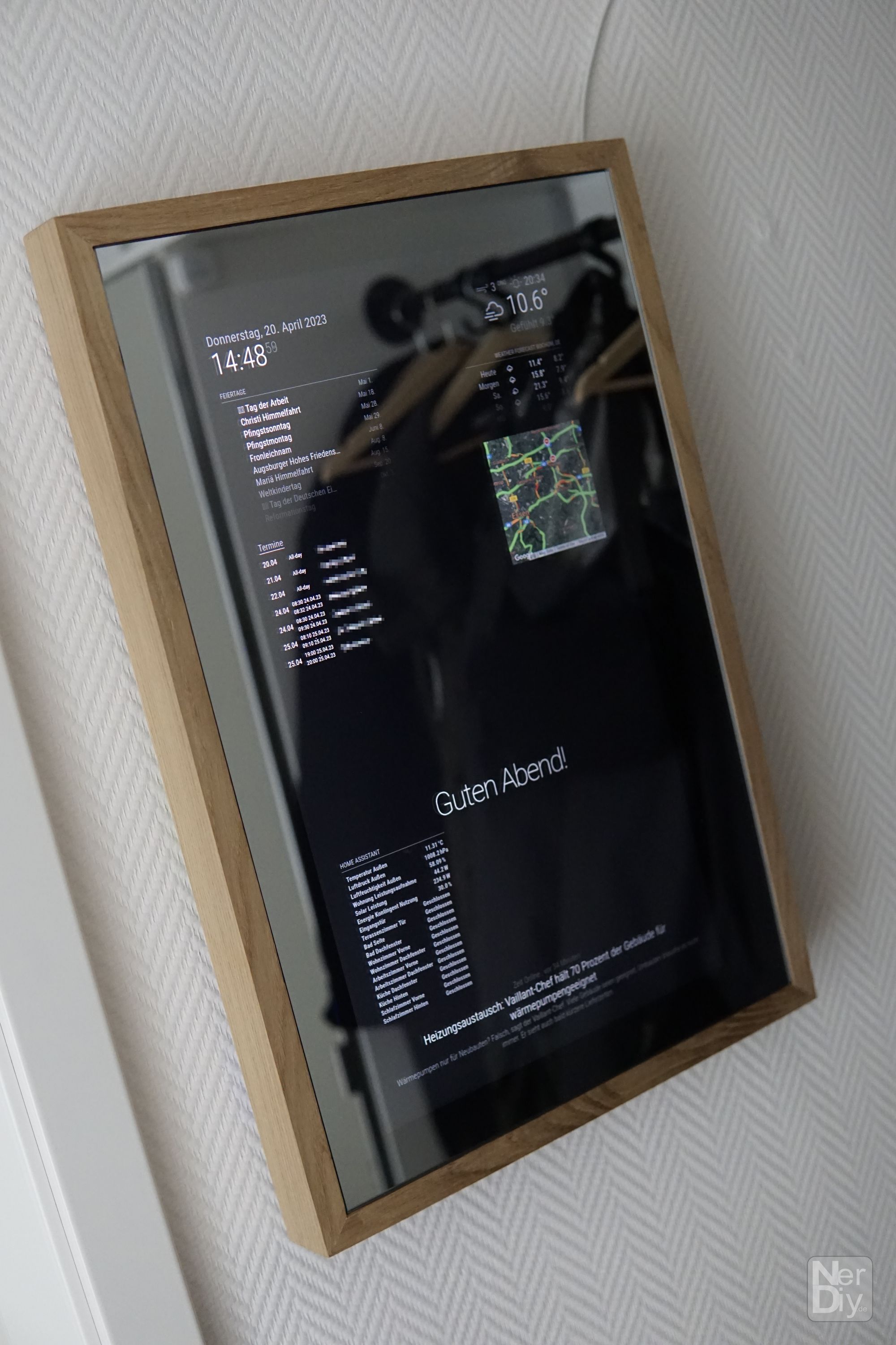 MagicMirror frame parts for Lenovo Q24i-1L TFT display by Nerdiy.de — thumbnail 12