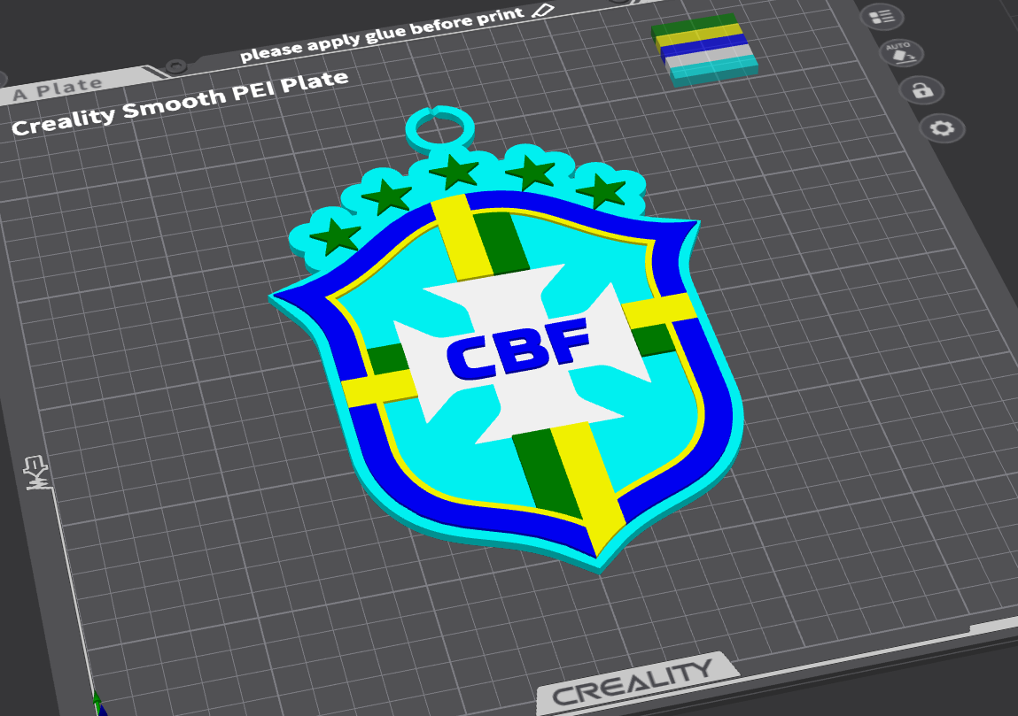 Necklace for Brazil supporters