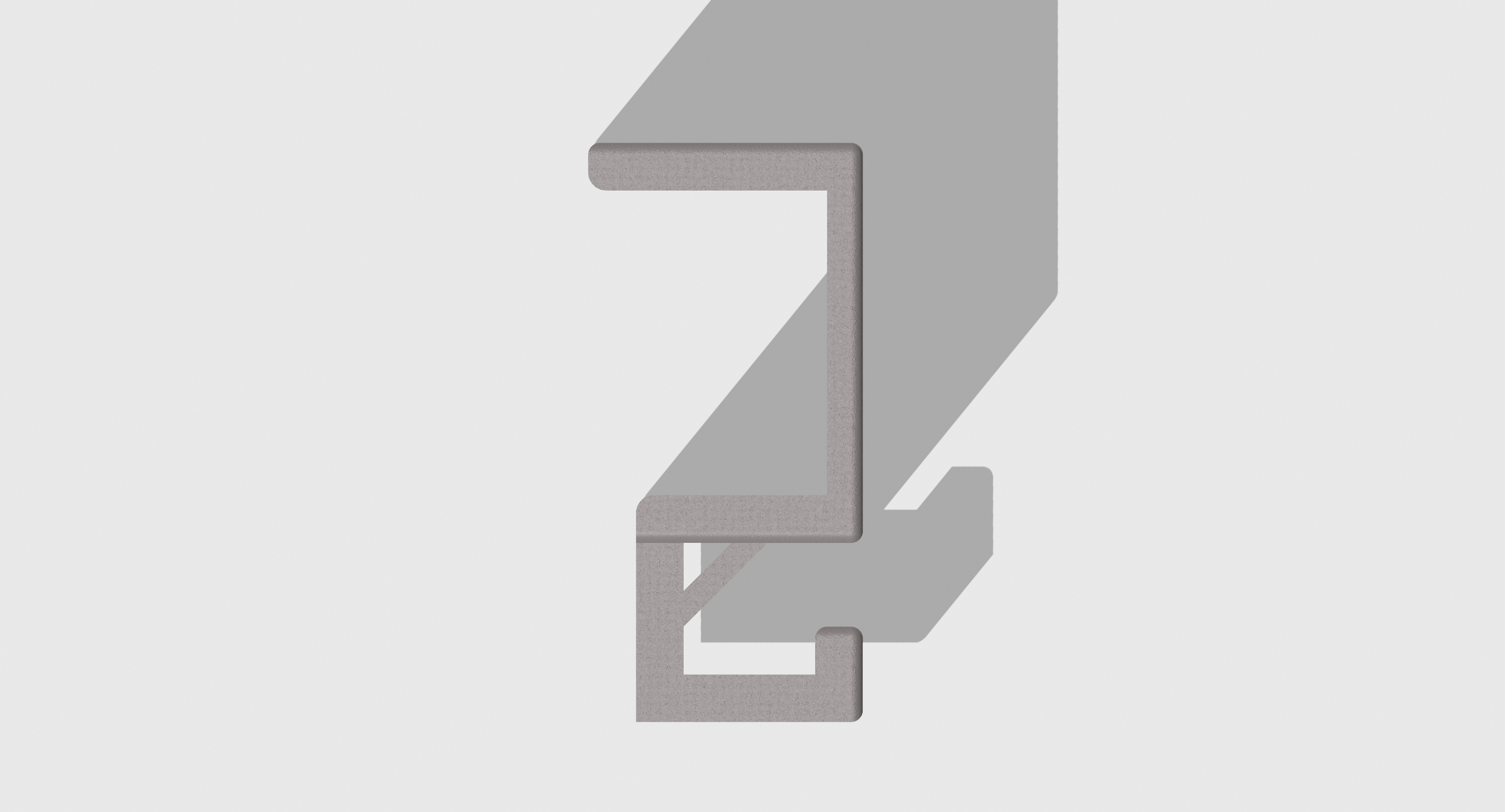 Desk Hook for 1" plate