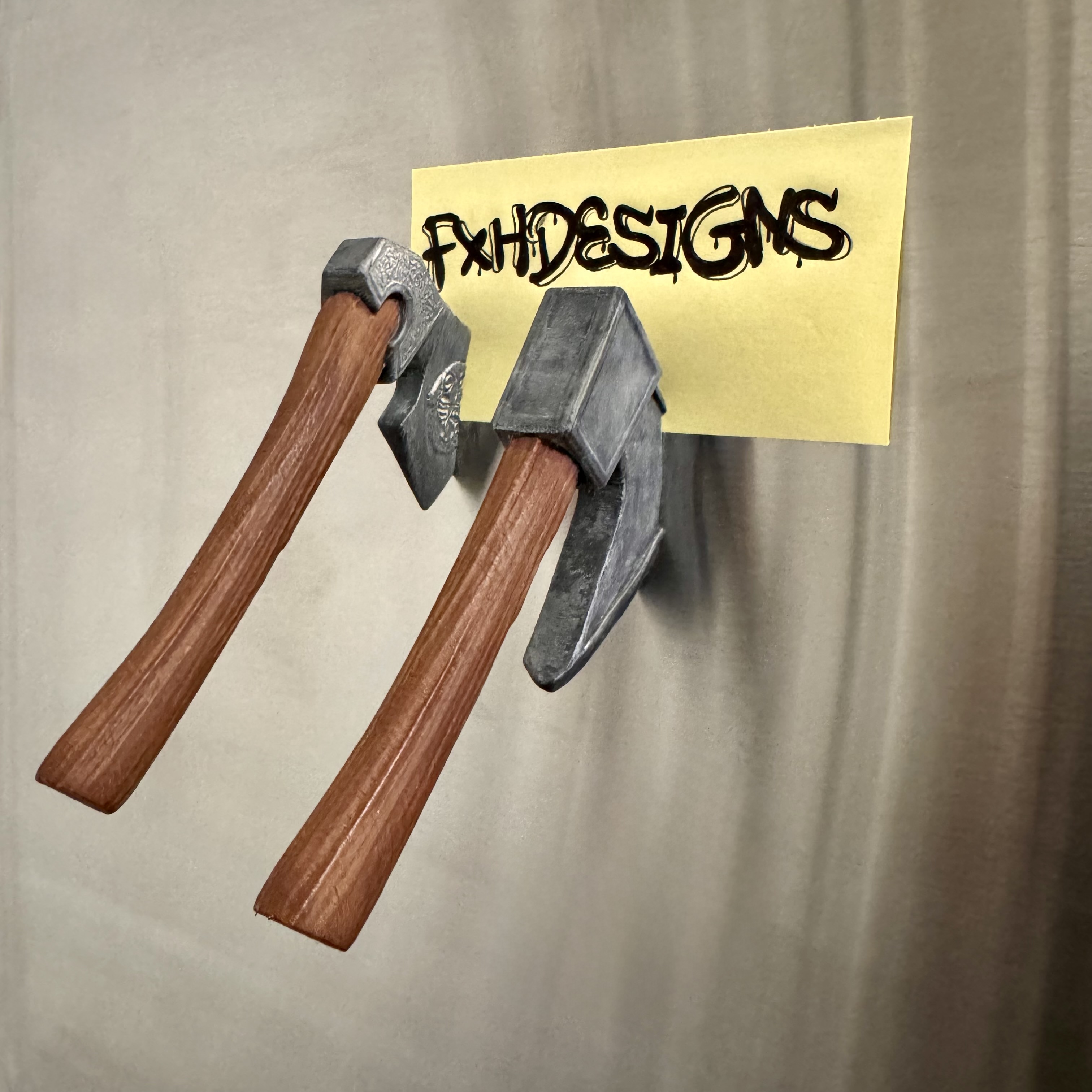Miniatura 2 do modelo 3D Axe Magnets