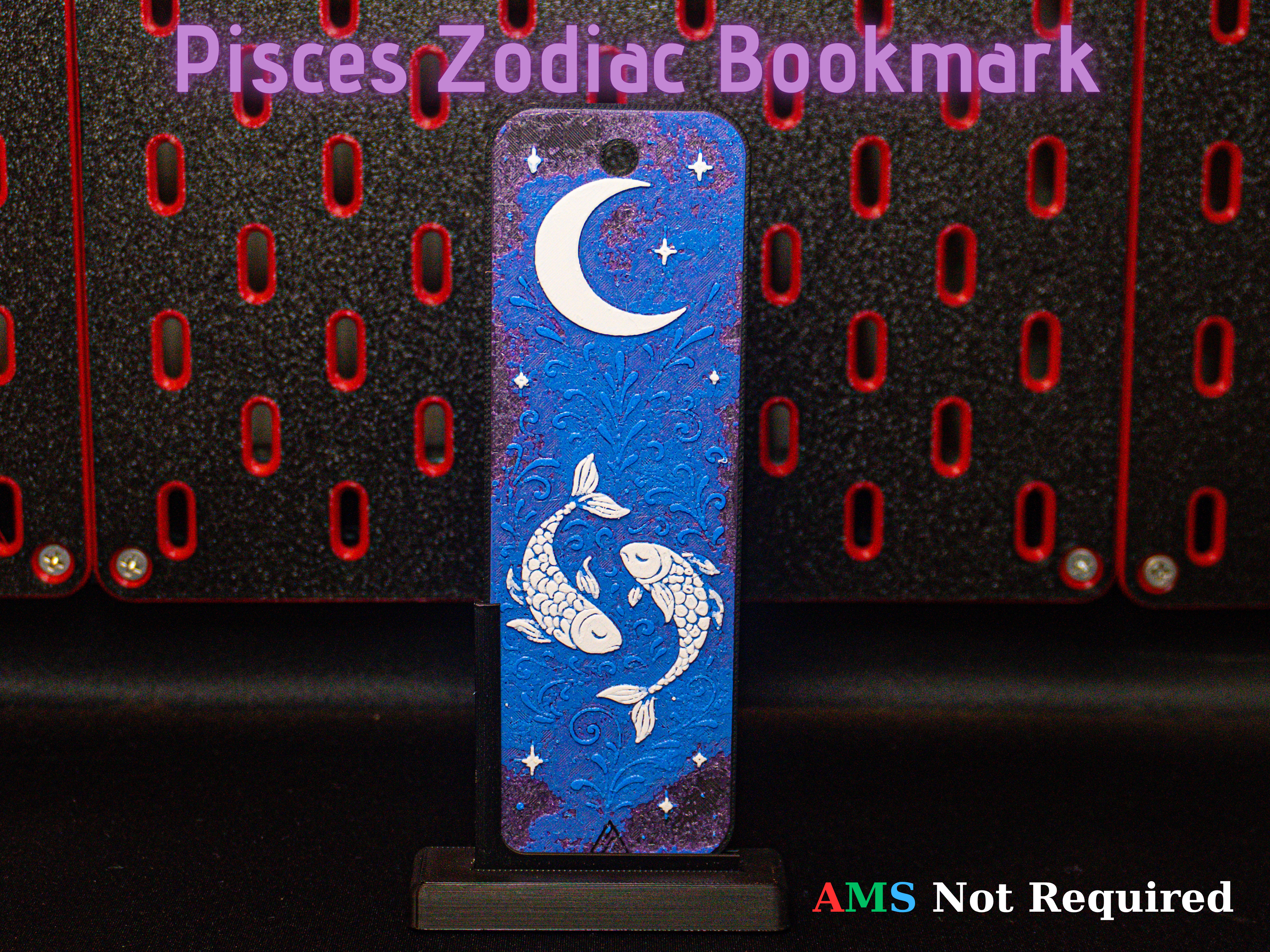 Pisces Hueforge Bookmark - Zodiac