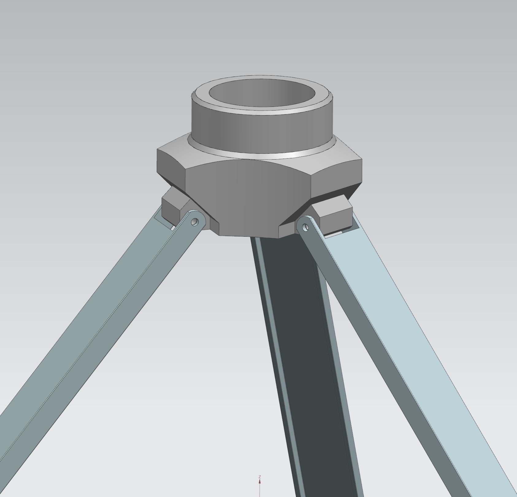 Tube slide construction laser tripod sparepart Rohrschlitten Baulaser Stativ Teleskopstange Ersatzteil
