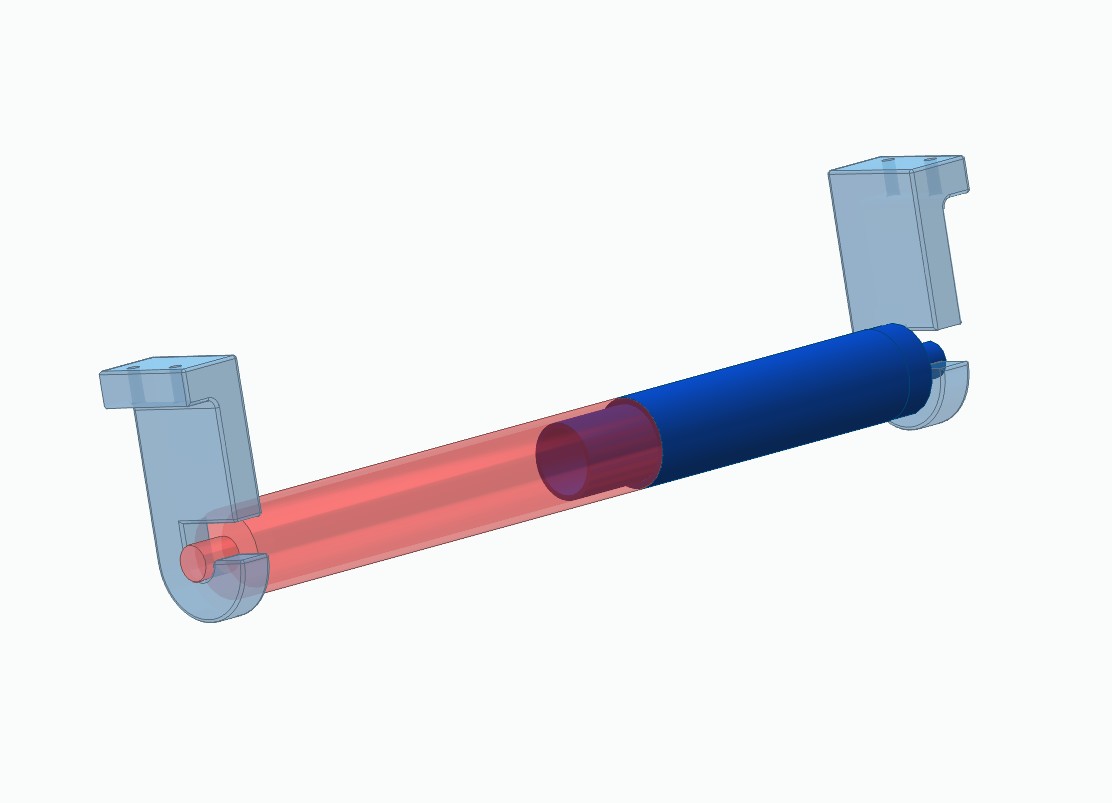 Küchenrollenhalter zum Schrauben oder Kleben