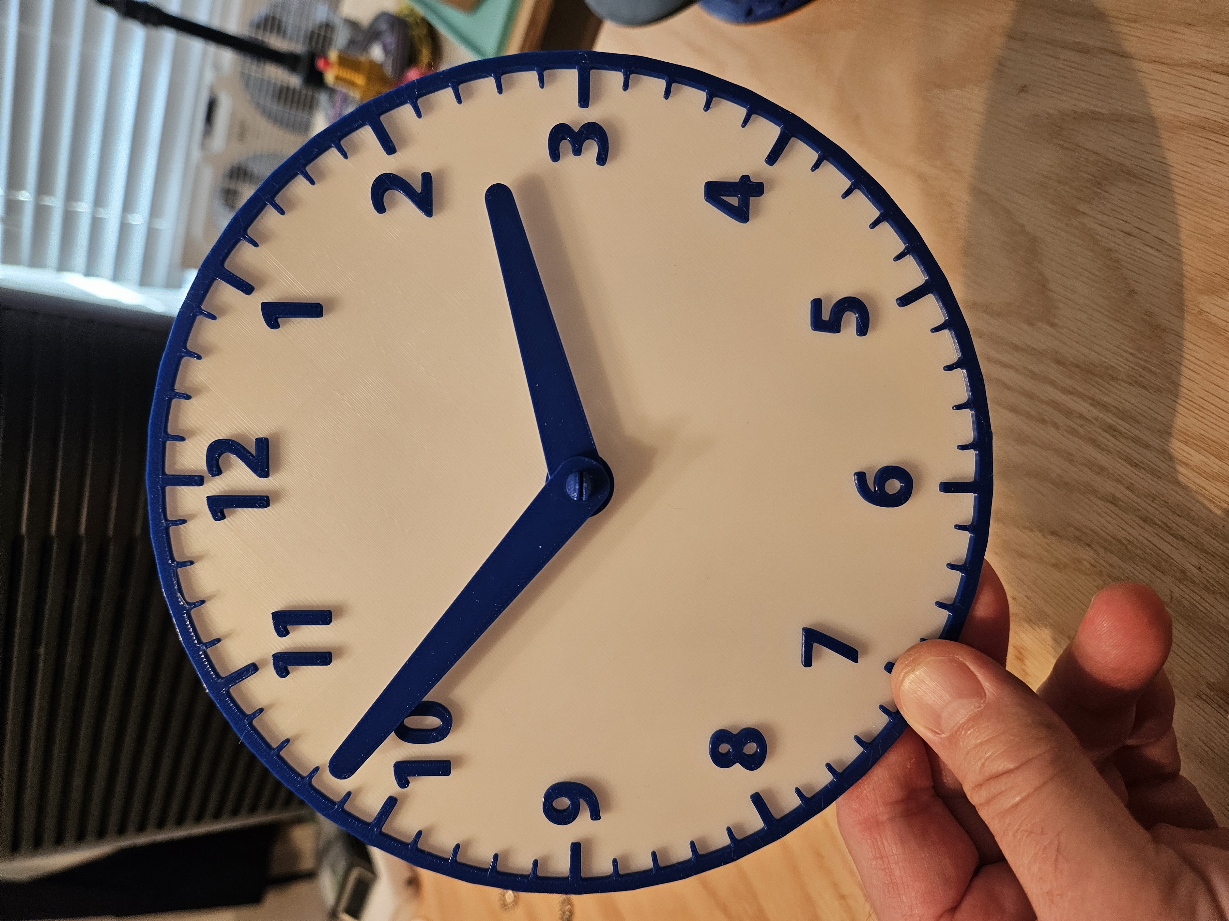 Miniatura 3 do modelo 3D Analog Teaching Clock