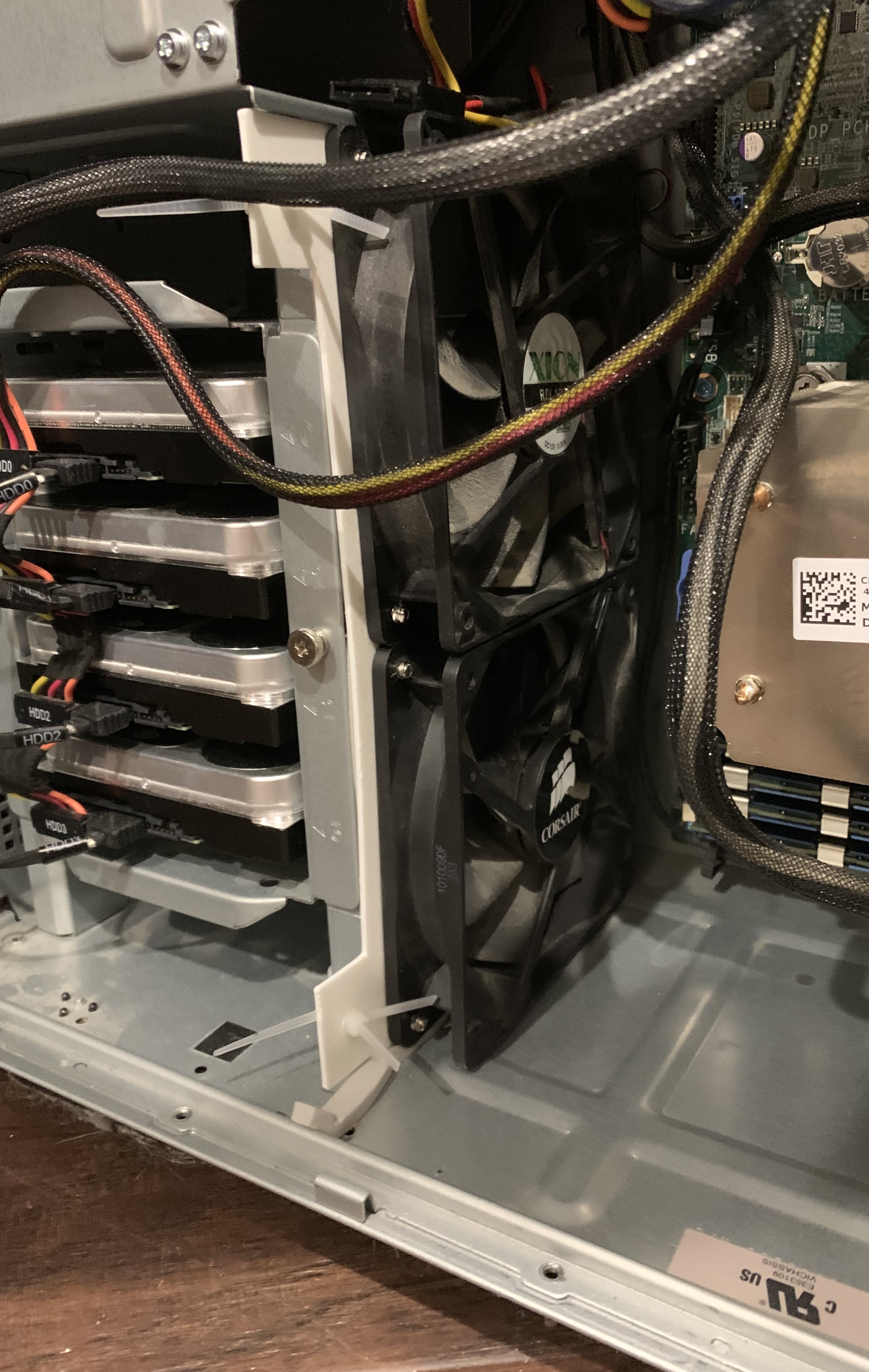 PowerEdge T320 dual fan hard drive cooler
