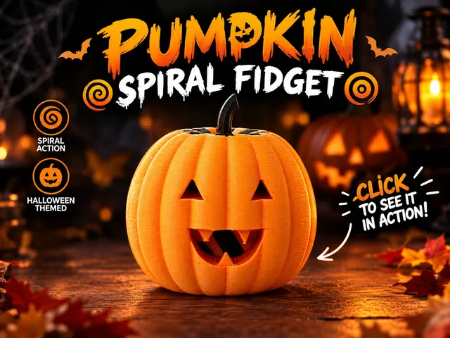 Pumpkin Spiral Fidget