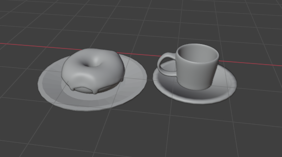 Donut with a mug