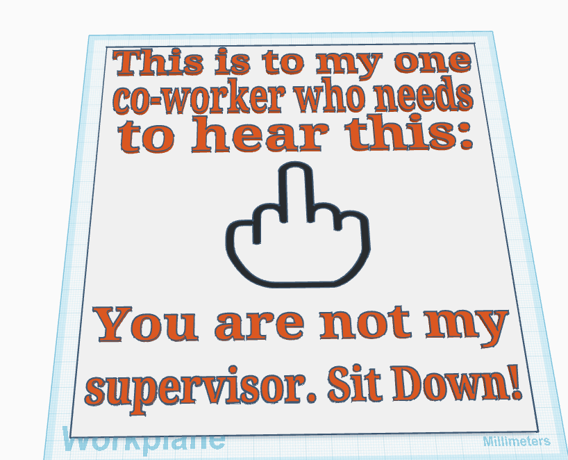 Co-Worker Sign