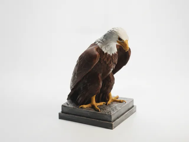 Classic Eagle Sculpture Animal Statue 3D Printable